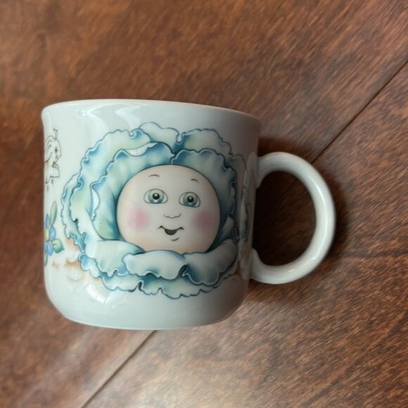 Vintage 1984 Cabbage Patch Kids Ceramic Mug, Bowl and Plate Set, Fine Porcelain - Picture 2 of 16